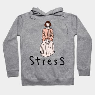 Aesthetic Stressful Girl Hoodie